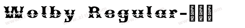 Wolby Regular字体转换